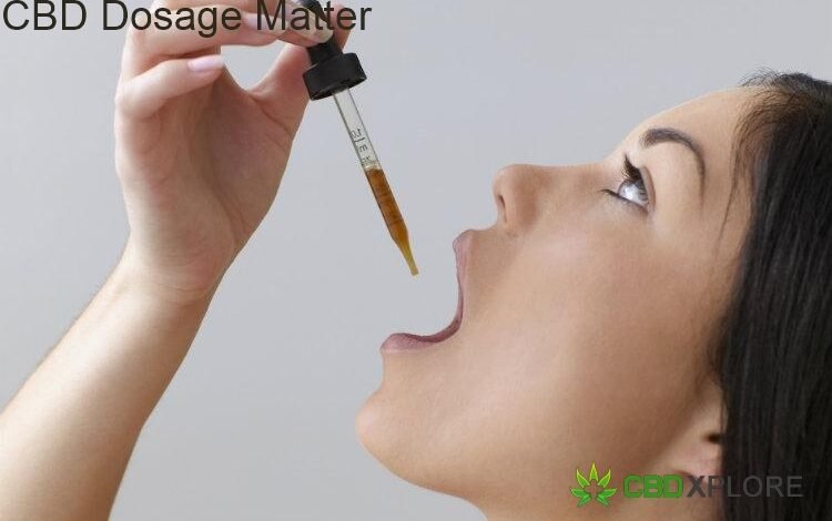 CBD Dosage Matter